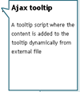 Ajax tooltip - AJAX Script
